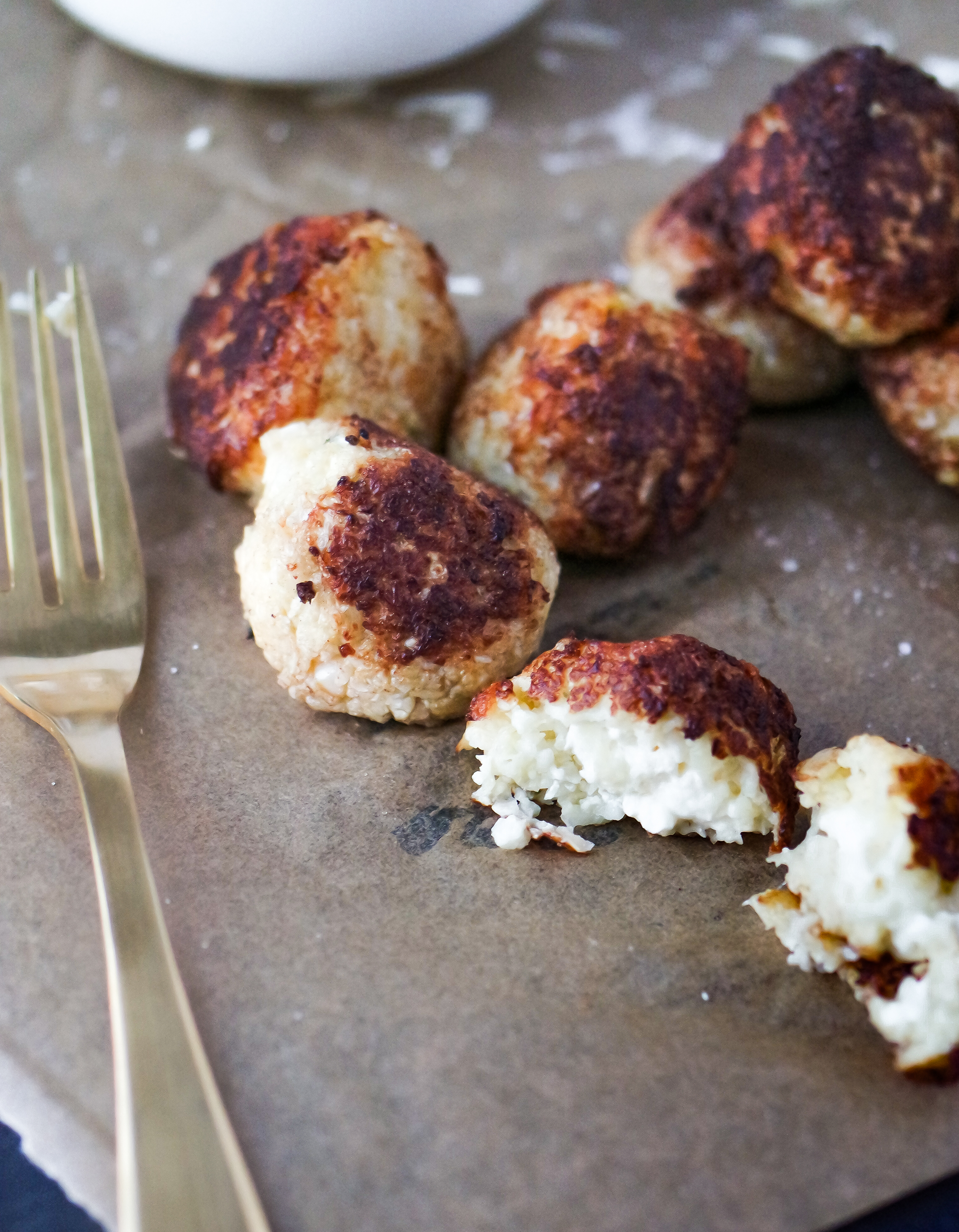 Feta Cauliflower Tots